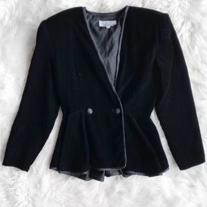 Jackie Bernard for Eklectic Velvet Blazer D1474